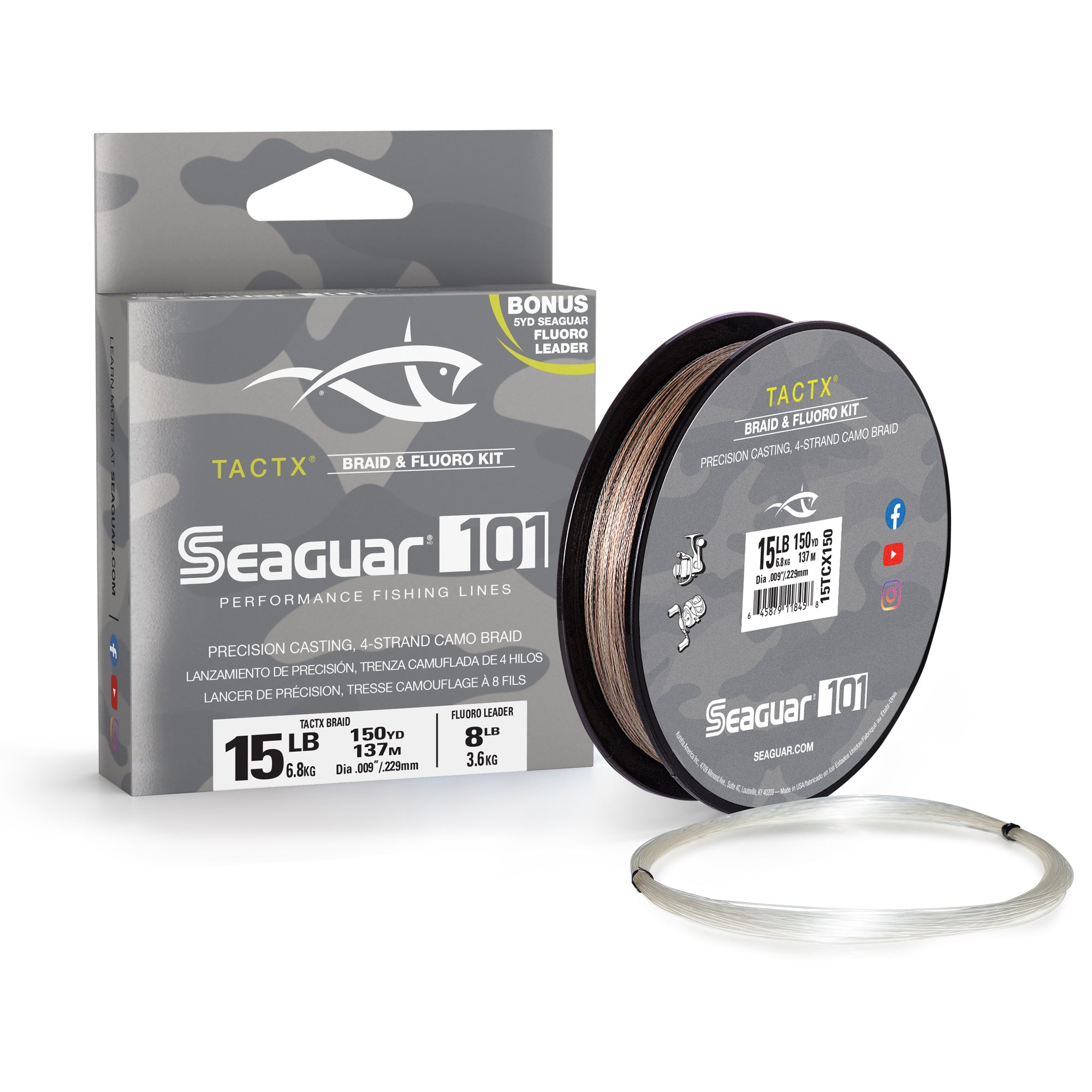 Seaguar 101 TactX Braid & Fluoro Kit