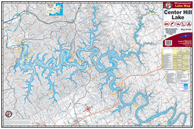 Tennessee & Alabama Lake Maps