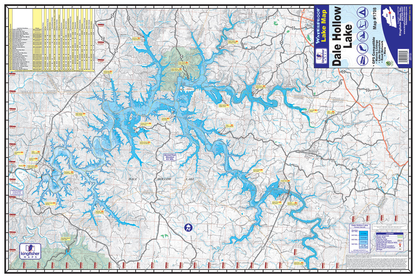 Tennessee & Alabama Lake Maps
