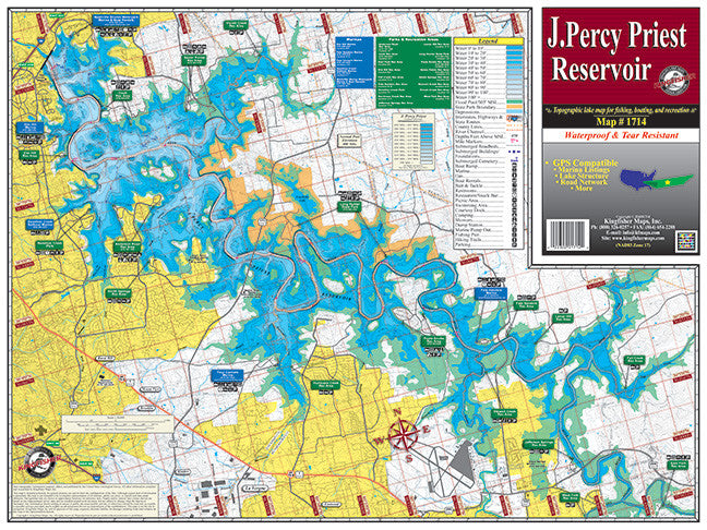 Tennessee & Alabama Lake Maps