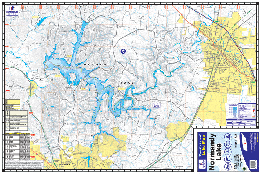 Tennessee & Alabama Lake Maps