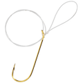 Eagle Claw Gold Aberdeen Light Wire Snells | 6pk