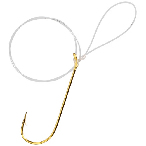 Eagle Claw Gold Aberdeen Light Wire Snells | 6pk