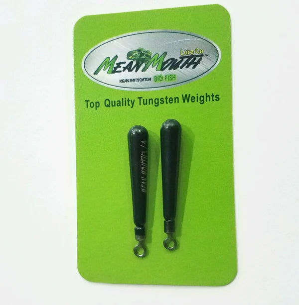 Mean Mouth | Loop Eye Skinny Tungsten Drop Shot Weights