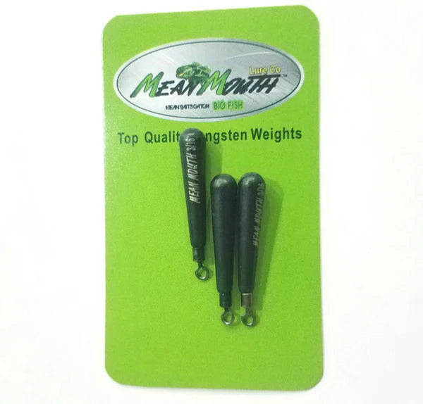 Mean Mouth | Loop Eye Skinny Tungsten Drop Shot Weights
