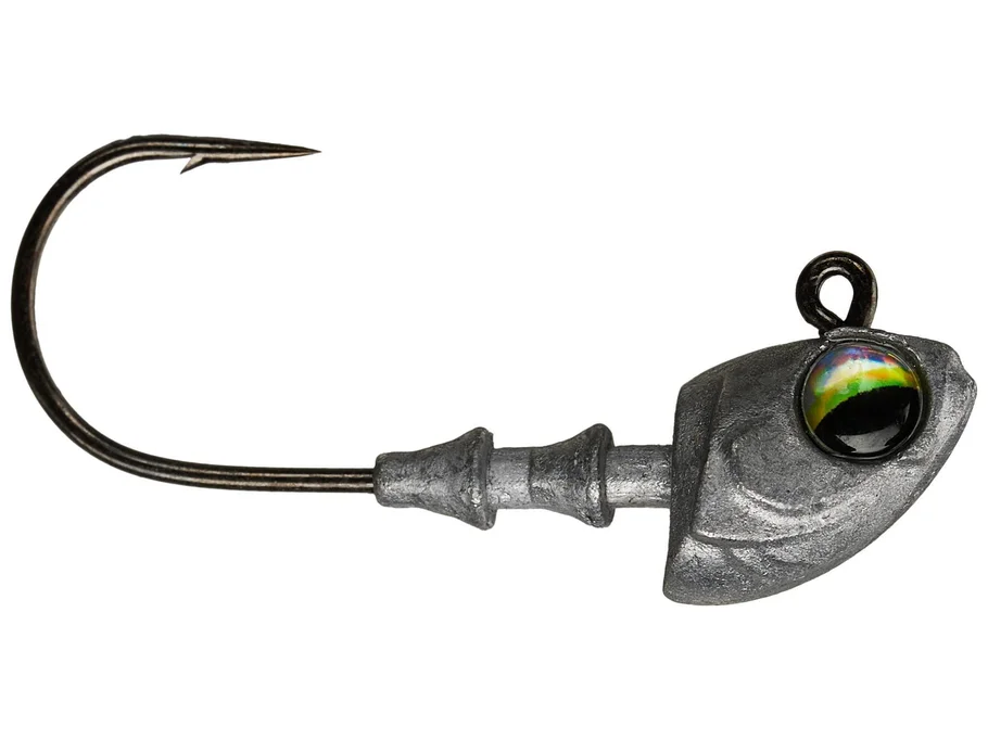 6th Sense Crappie Jig Head 1/16 oz 5 pack Black Shad #4 Hook