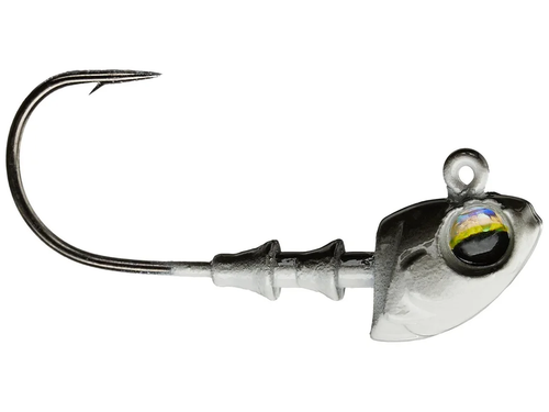6th Sense Crappie Jig Head 1/16 oz 5 pack Silver Shad #4 Hook
