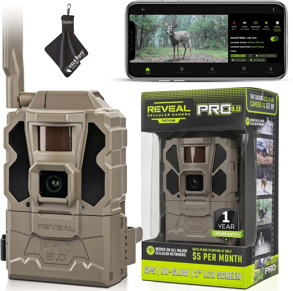 Tactacam REVEAL Pro 3.0 Cellular Trail Camera