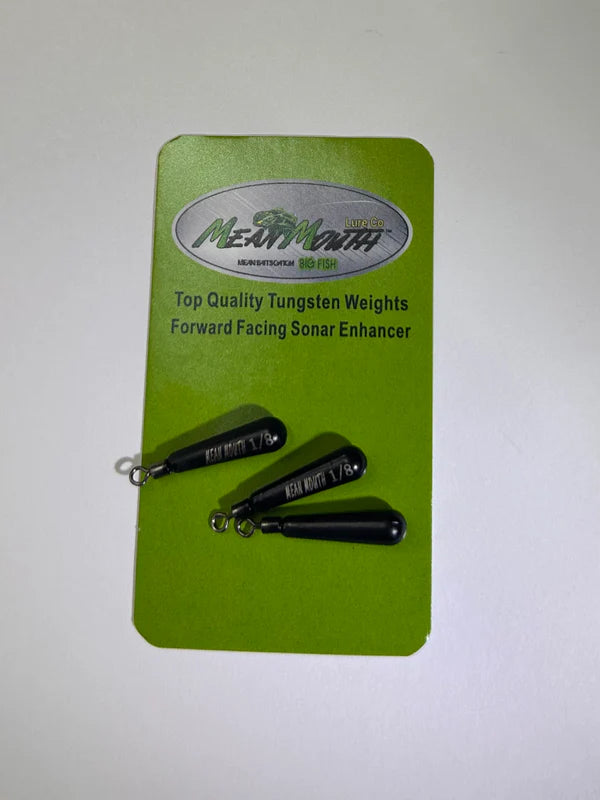 Mean Mouth | Loop Eye Skinny Tungsten Drop Shot Weights