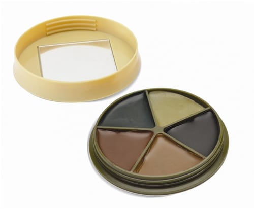 HME | 5 Color Camo Face Paint Kit w\ Mirror