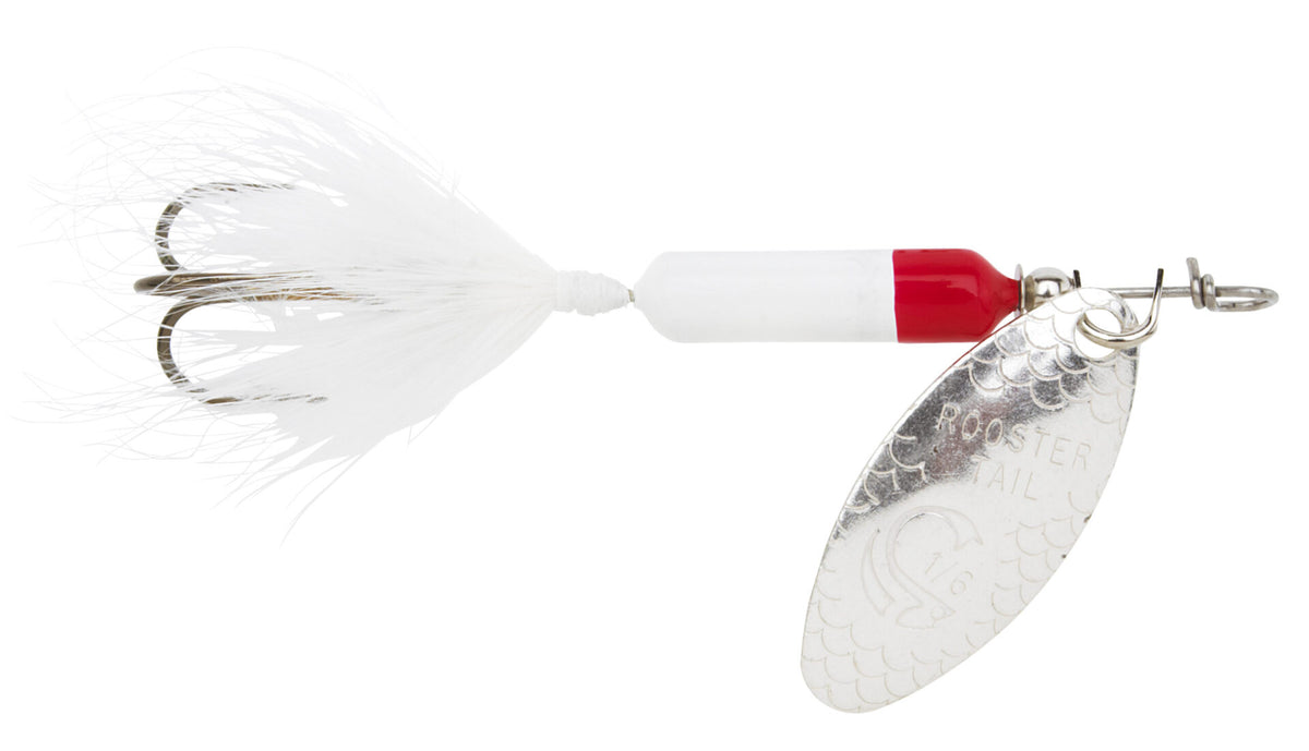 Yakima Original Rooster Tail White Red| 1/16 oz