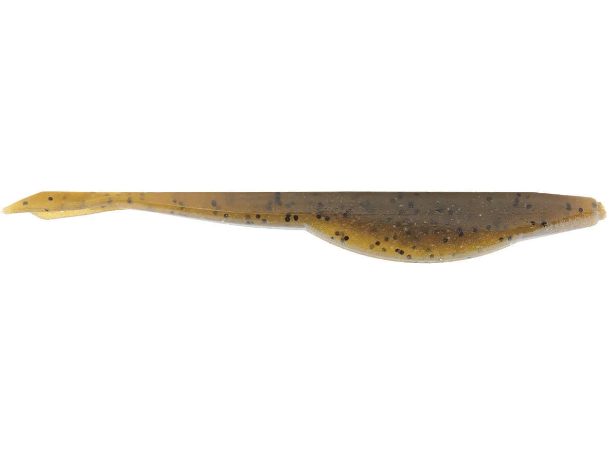 Yamamoto D Shad 7pk | Green Pumpkin w/ Black Flake